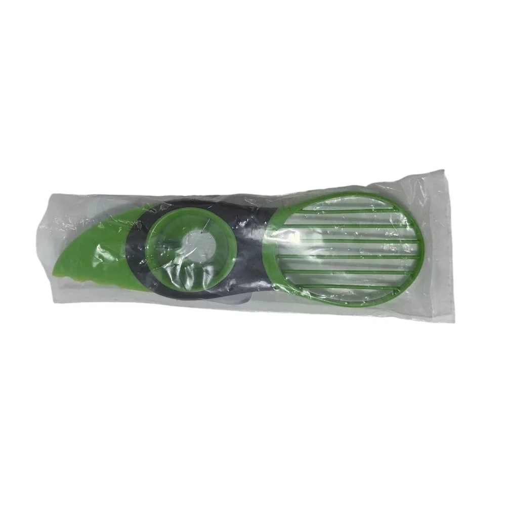 GEHA 3-in-1 Avocado Tool Slicer Pitter Peeler Green Black
